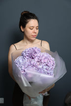Hydrangeas purple