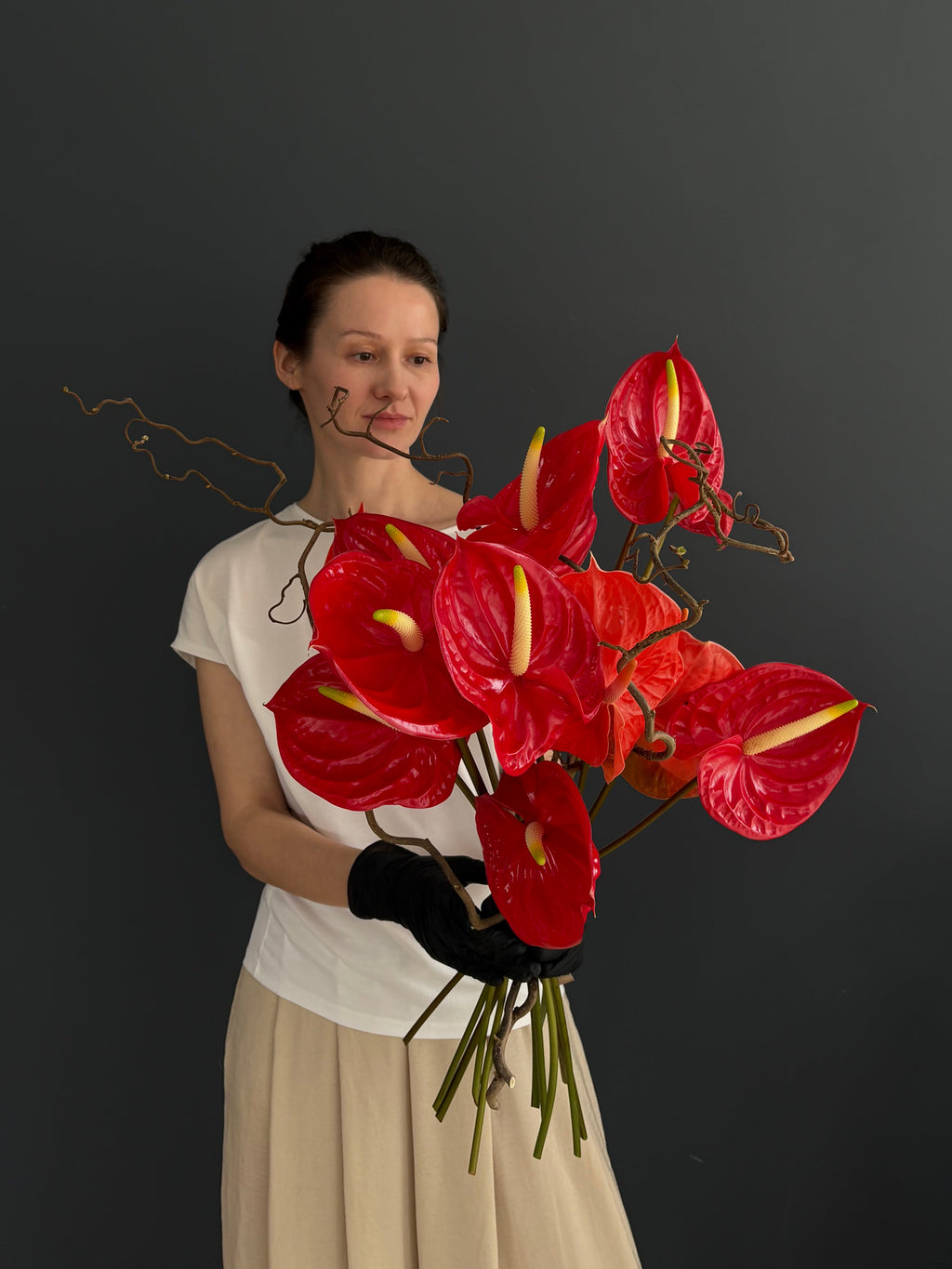 Scarlet silk