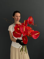 Scarlet silk