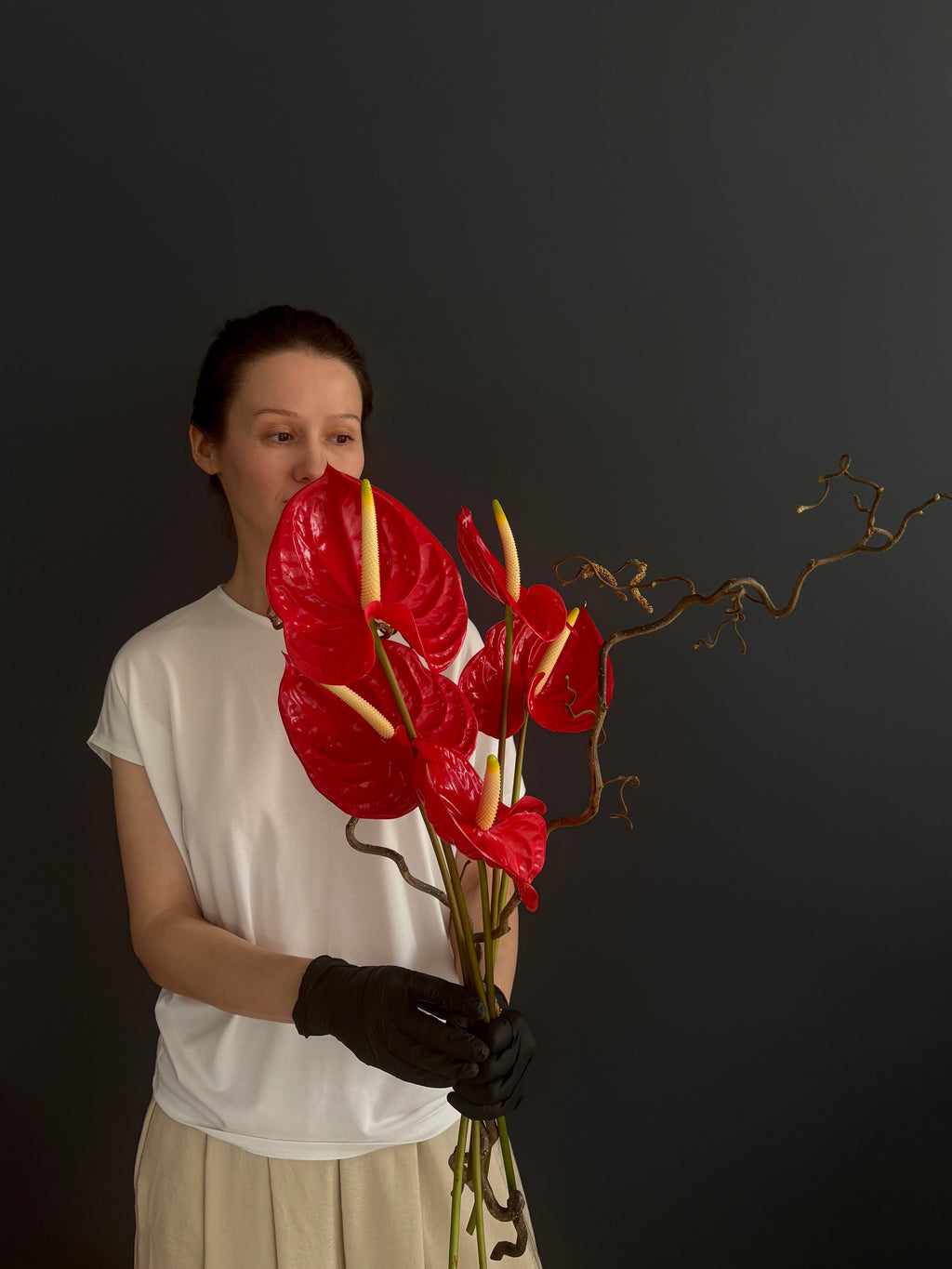 Scarlet silk
